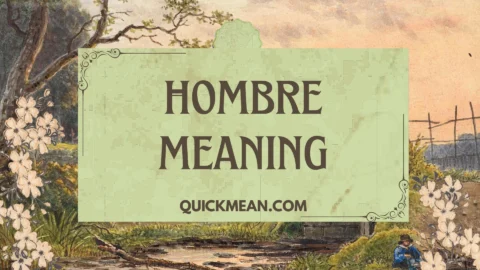 hombre meaning
