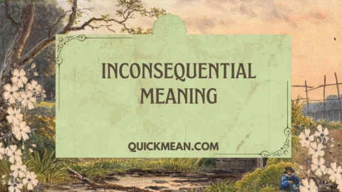 inconsequential meaning