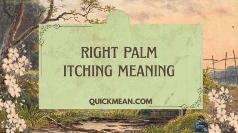 right palm itching meaning