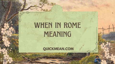 when in rome meaning