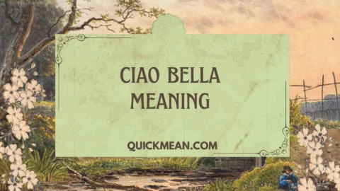 ciao bella meaning