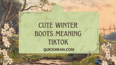 cute winter boots meaning tiktok