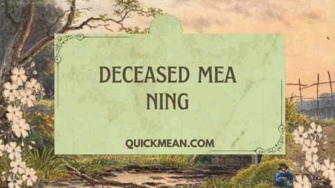 deceased meaning