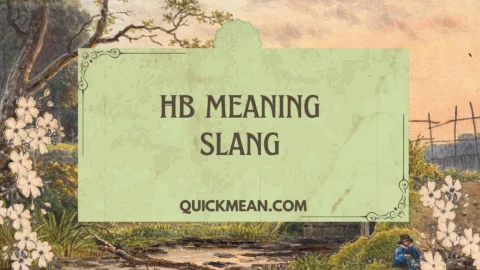 hb meaning slang