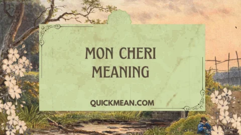 mon cheri meaning