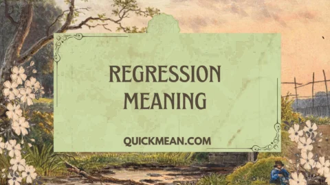 regression meaning